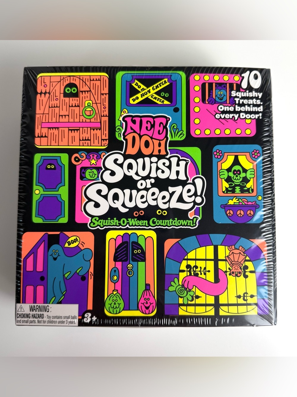 NeeDoh Squish or Squeeze! Squish-O-Ween Countdown - Black